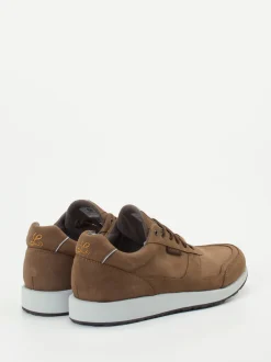 Lunge – Retro-Sneaker aus Kalbleder braun