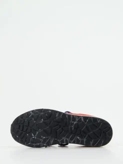 Lunge – Retro-Sneaker aus Mesh und Veloursleder rot