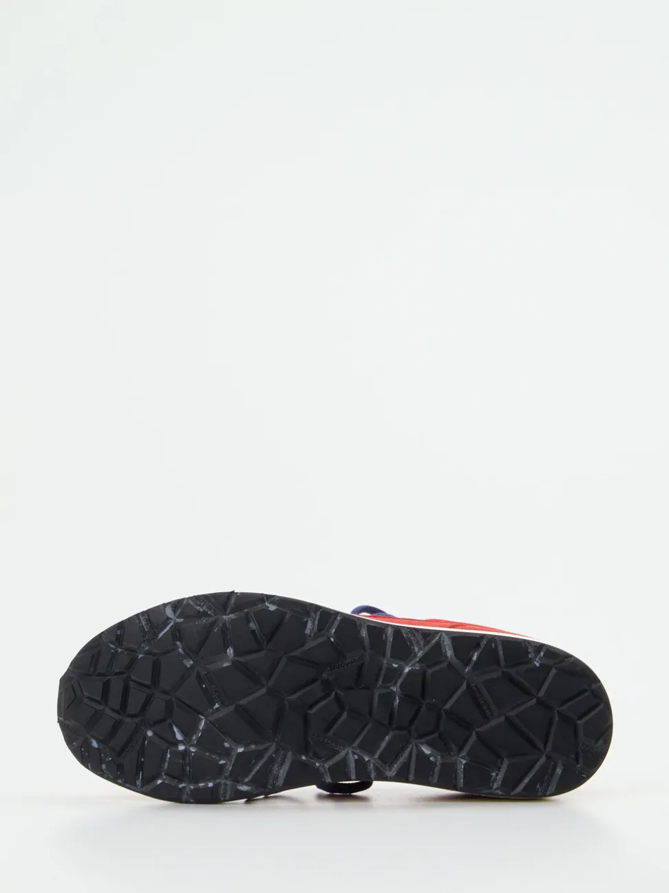 Lunge – Retro-Sneaker aus Mesh und Veloursleder rot