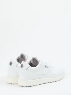 Lunge – Sneaker aus Lammleder Weiß matt