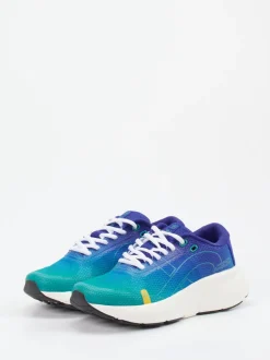 Lunge – Sneaker aus Textil in Türkisblau