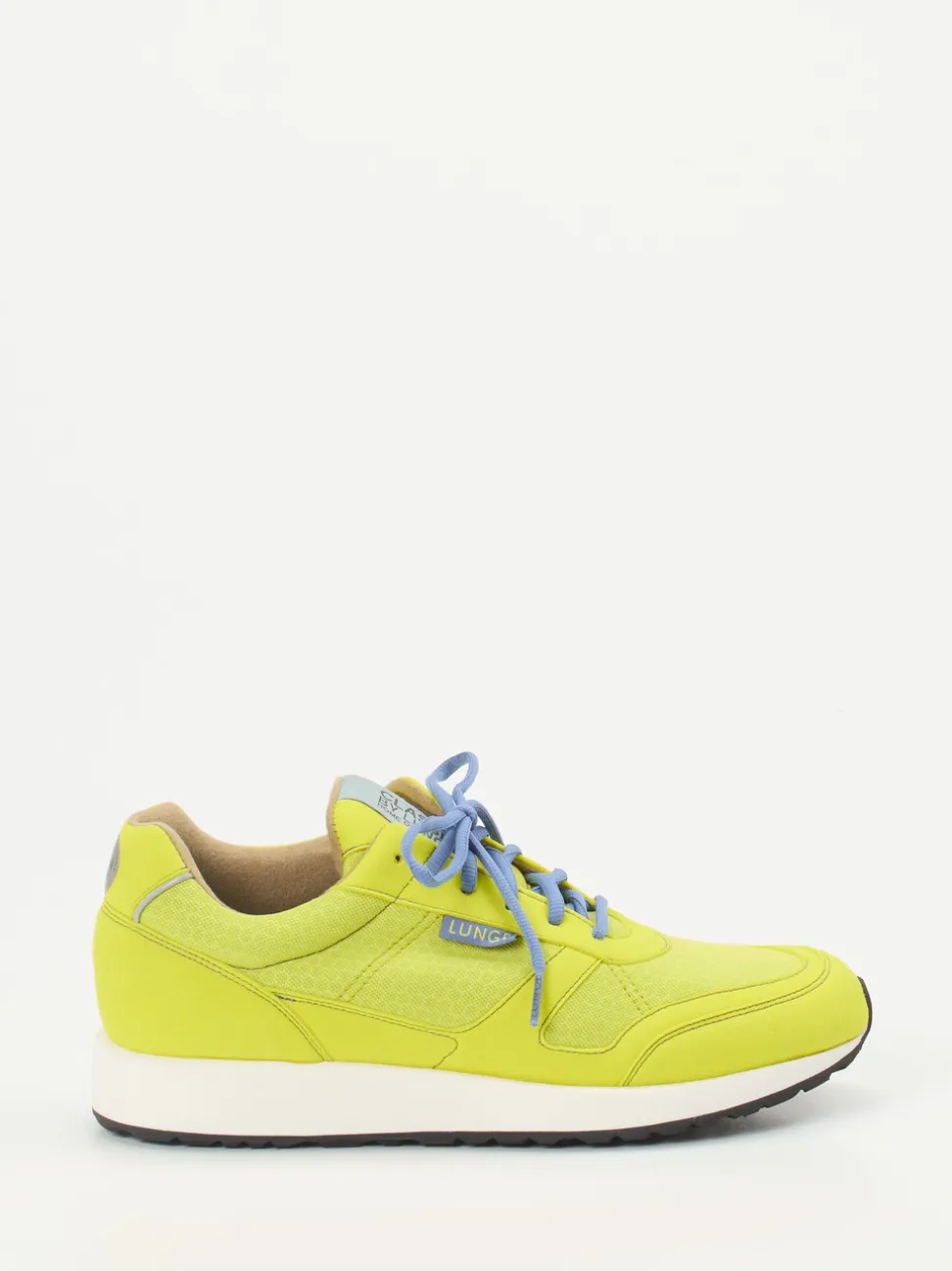 Lunge – Sneaker aus Textil in Limettengelb