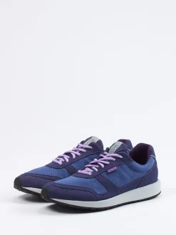 Lunge – Sneaker aus Textil in Indigoblau