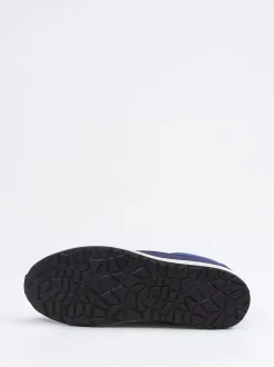 Lunge – Sneaker aus Textil in Indigoblau