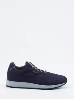 Lunge – Sneaker aus Textil in Dunkelblau