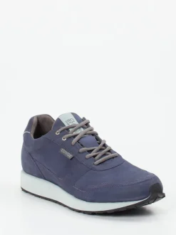 Lunge – Sneaker aus veganem Nubukleder indigoblau