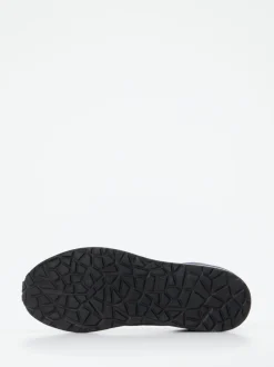 Lunge – Sneaker aus veganem Nubukleder indigoblau