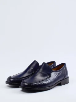 Maestro Eugenio – Loafer aus Lammleder in Blau