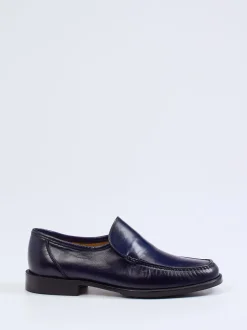 Maestro Eugenio – Loafer aus Lammleder in Blau