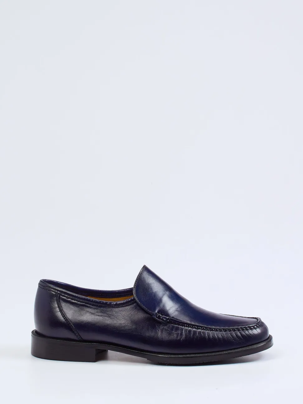 Maestro Eugenio – Loafer aus Lammleder in Blau