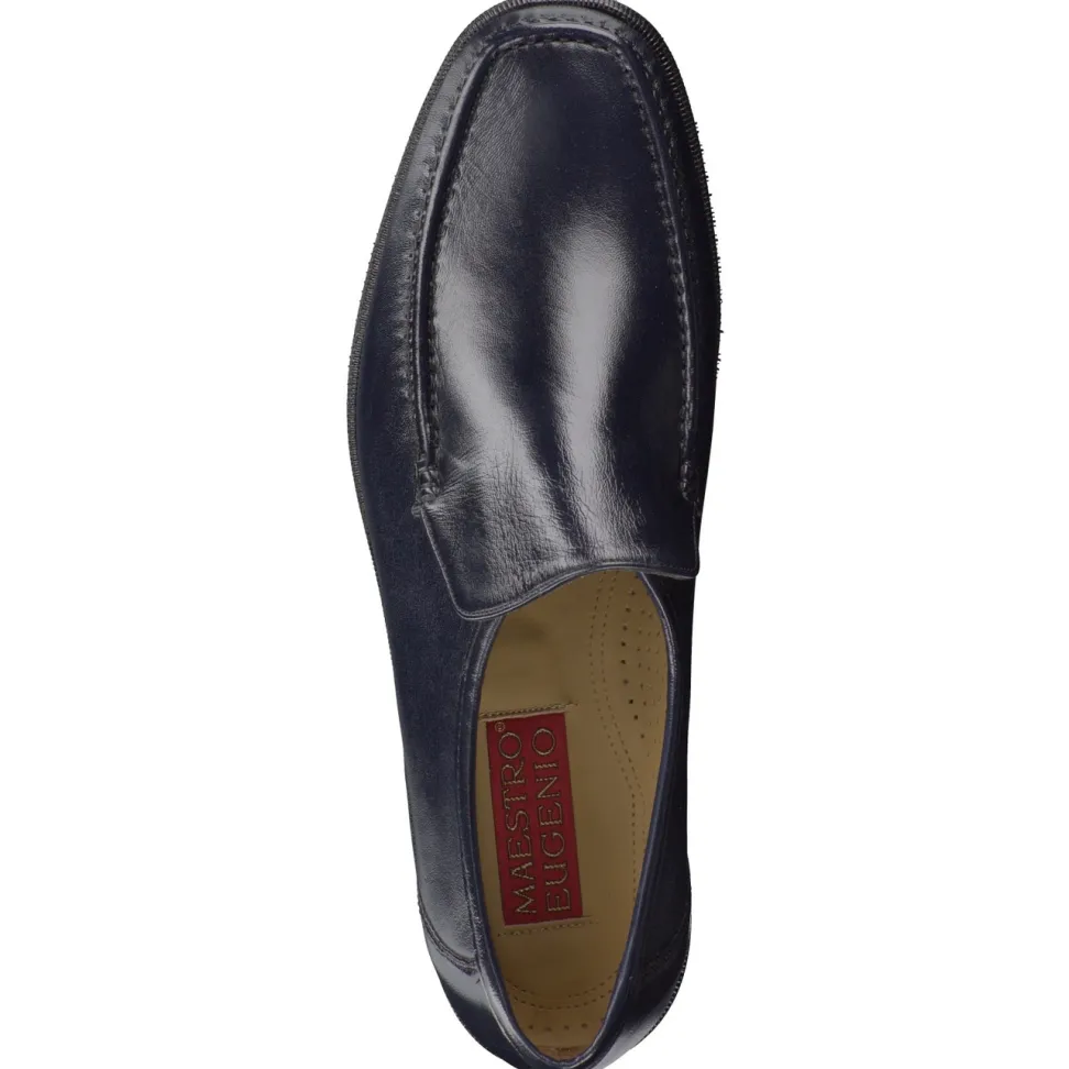 Maestro Eugenio – Loafer aus Lammleder in Blau