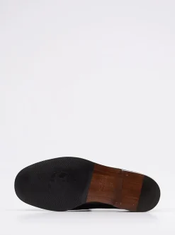 Maestro Eugenio – Penny Loafer aus Lammleder Schwarz