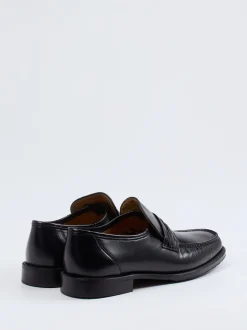 Maestro Eugenio – Penny Loafer aus Lammleder schwarz