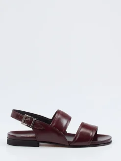 Maestro Eugenio – Sandalen aus Ziegenleder bordeauxrot