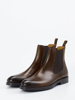Magnanni – Chelsea Boots aus Kalbleder Dunkelbraun
