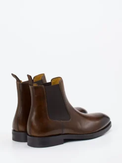 Magnanni – Chelsea Boots aus Kalbleder Dunkelbraun