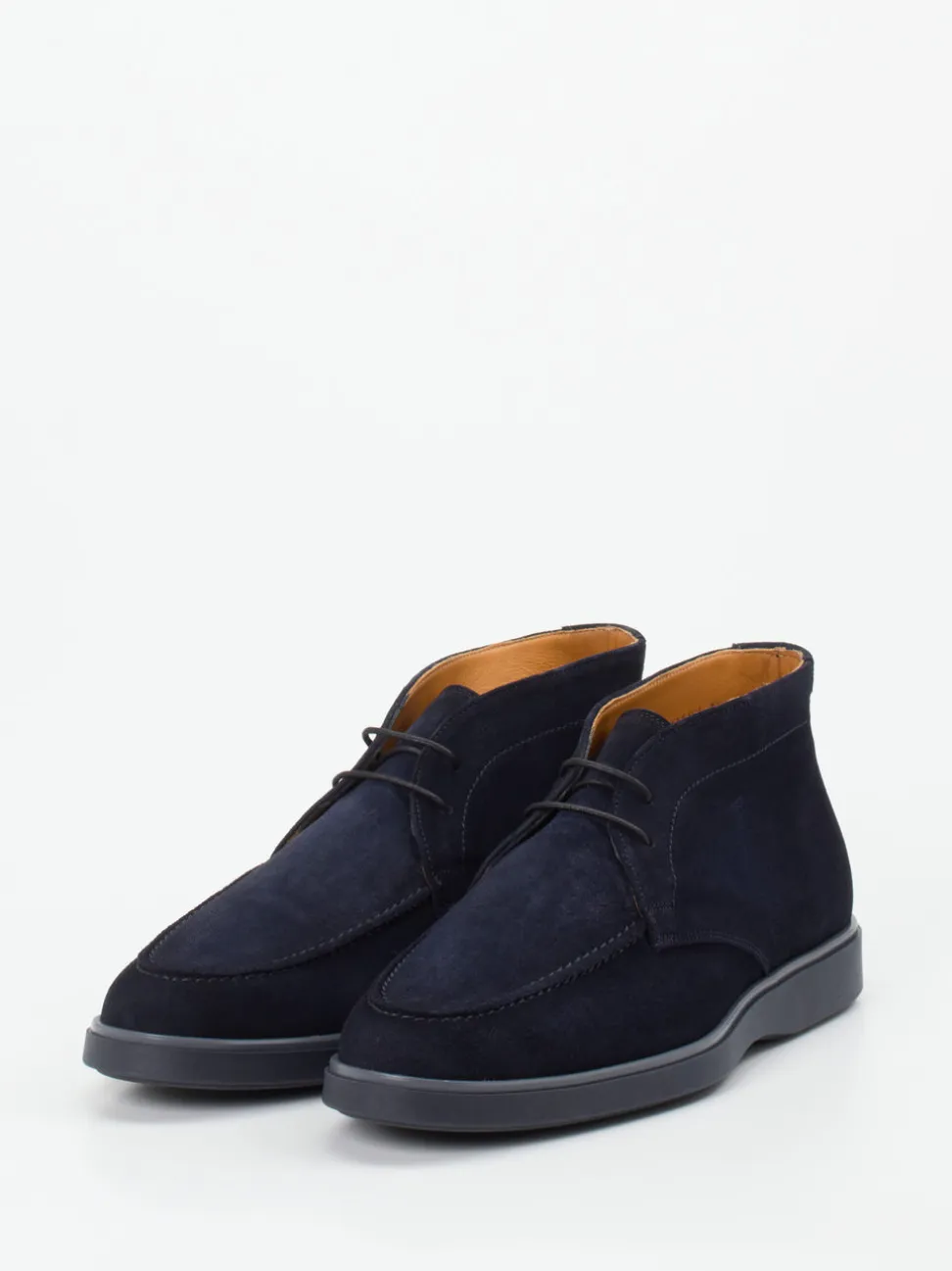 Magnanni – Desert Boots aus Veloursleder dunkelblau