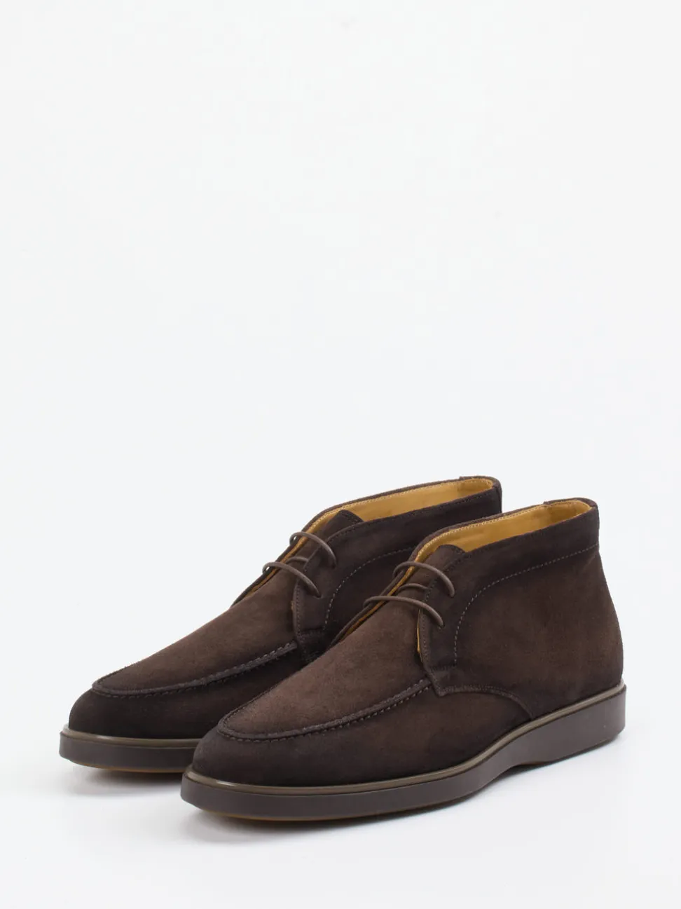 Magnanni – Desert Boots aus Veloursleder Dunkelbraun