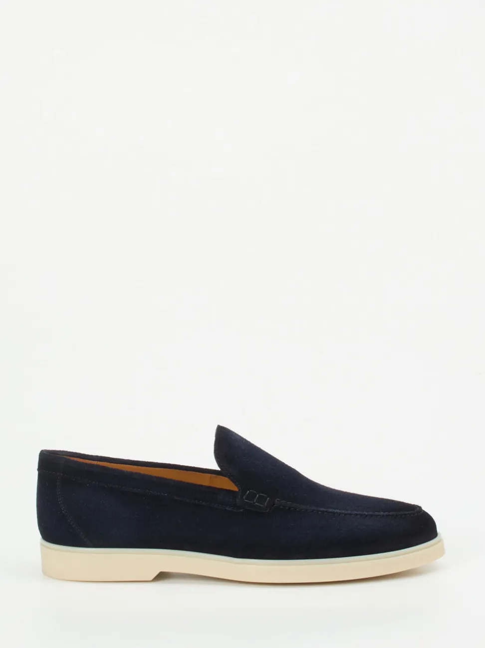 Magnanni – Loafer aus Veloursleder marineblau