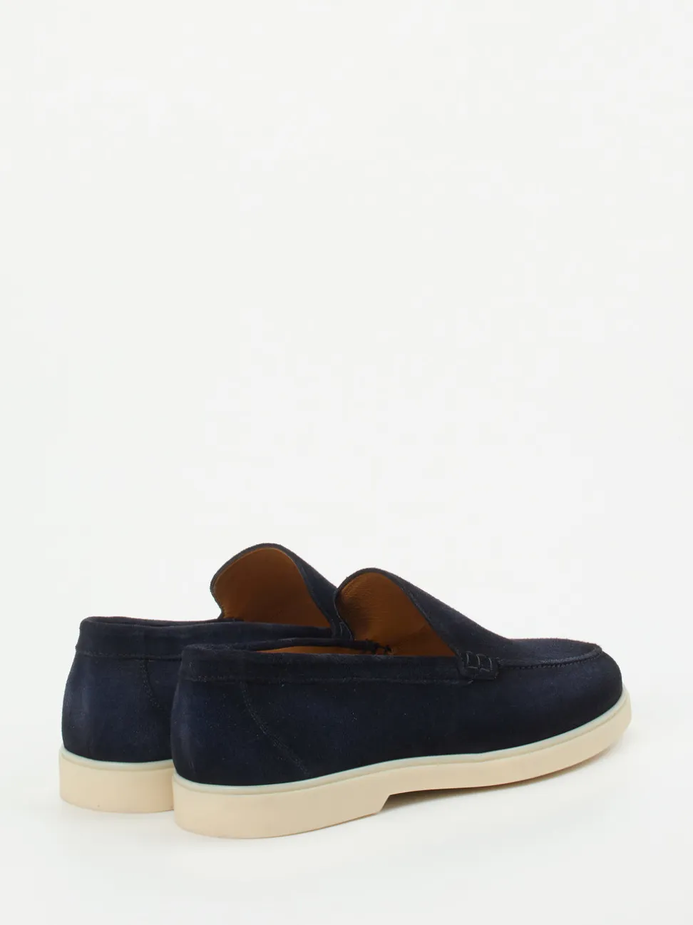 Magnanni – Loafer aus Veloursleder marineblau