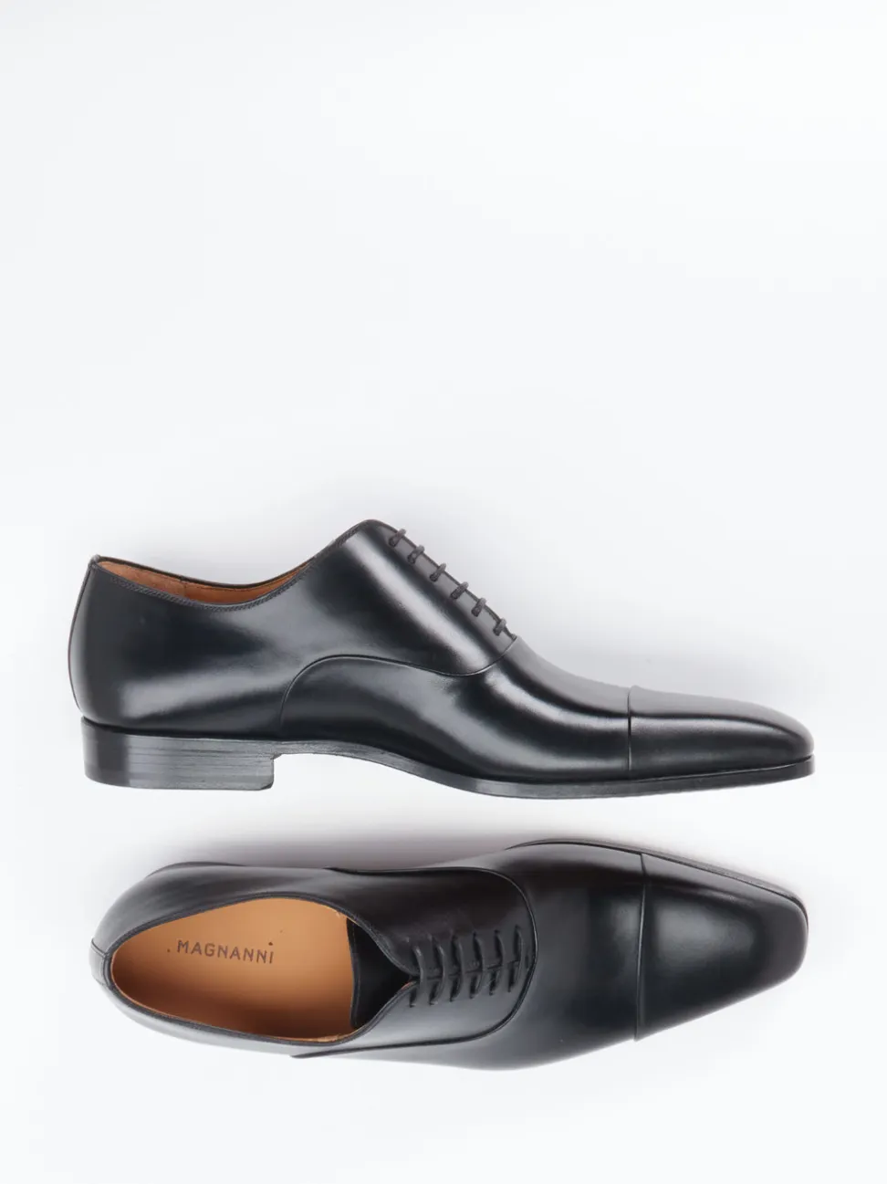 Magnanni – Oxford aus Kalbleder schwarz glänzend