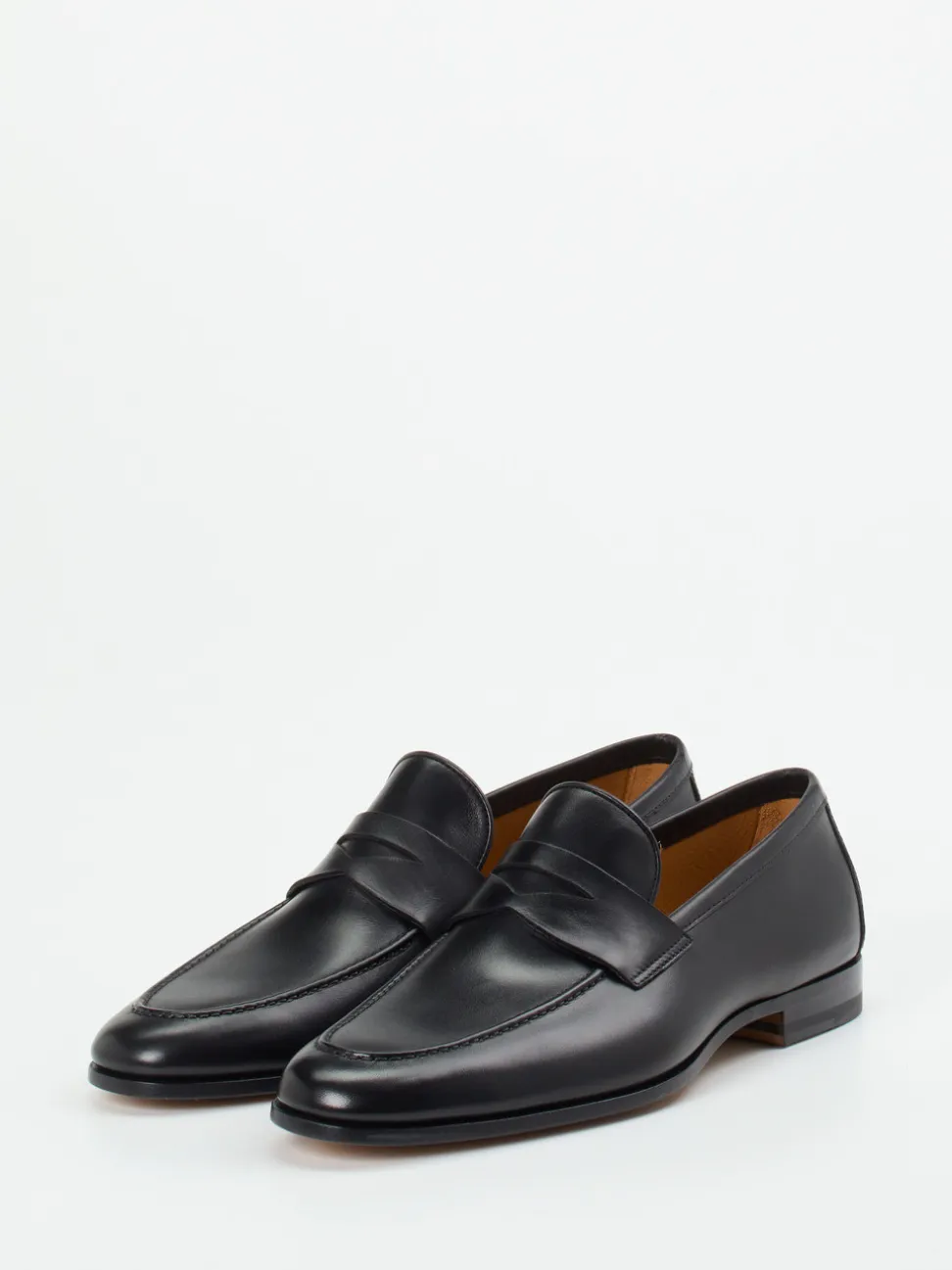 Magnanni – Penny Loafer aus Kalbleder Schwarz
