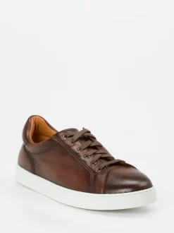 Magnanni – Sneaker aus Hirschleder Dunkelbraun