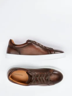 Magnanni – Sneaker aus Hirschleder Dunkelbraun