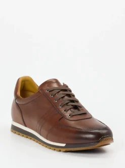 Magnanni – Sneaker aus Kalbleder in Braun