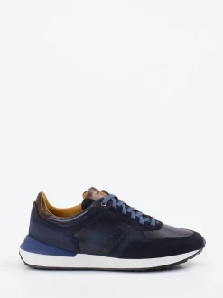 Magnanni – Sneaker aus Nubukleder Dunkelblau