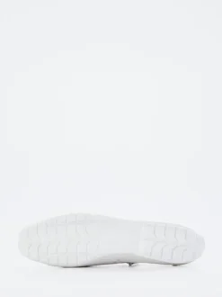 Mania – Bequem-Sneaker aus Lammleder Weiß