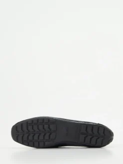 Mania – Loafer aus geprägtem Lackleder blau