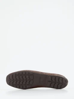 Mania – Loafer aus geprägtem Leder in Braun