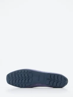 Mania – Loafer aus Veloursleder Lavendelblau
