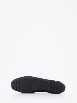 Mania – Loafer aus Veloursleder Dunkelblau