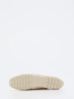 Mania – Sneaker aus Veloursleder in Gold-Beige
