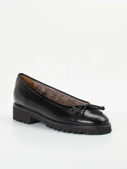 Mannori – Ballerinas aus Lackleder Schwarz