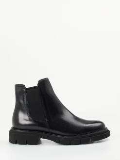 Mannori – Chelsea Boots aus Kalbleder Schwarz