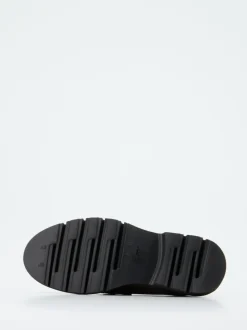Mannori – Chunky Loafer aus Lackleder schokobraun