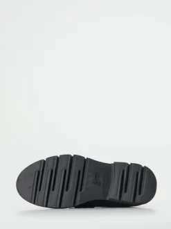 Mannori – Chunky Slipper aus Veloursleder Dunkelbraun