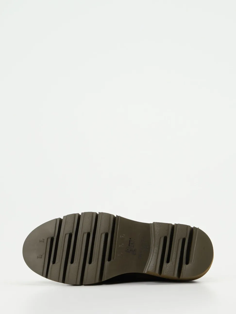 Mannori – Chunky Slipper aus Veloursleder Grün