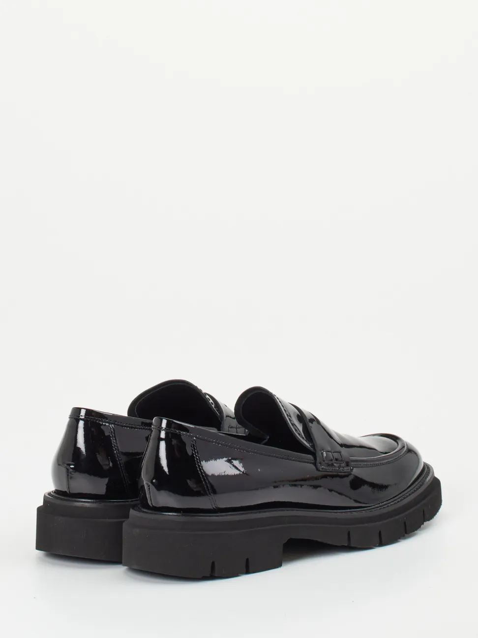 Mannori – Chunky-Loafer aus Lackleder schwarz