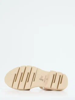 Mannori – Chunky-Sandalen aus Kalbleder in Beige