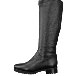 Mannori – Kniehoher Stiefel aus Kalbleder Schwarz