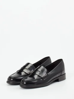 Mannori – Loafer aus Hochglanzleder schwarz