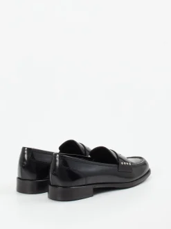Mannori – Loafer aus Hochglanzleder schwarz