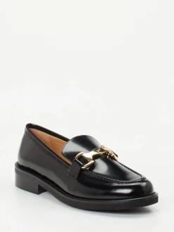 Mannori – Loafer aus Hochglanzleder schwarz