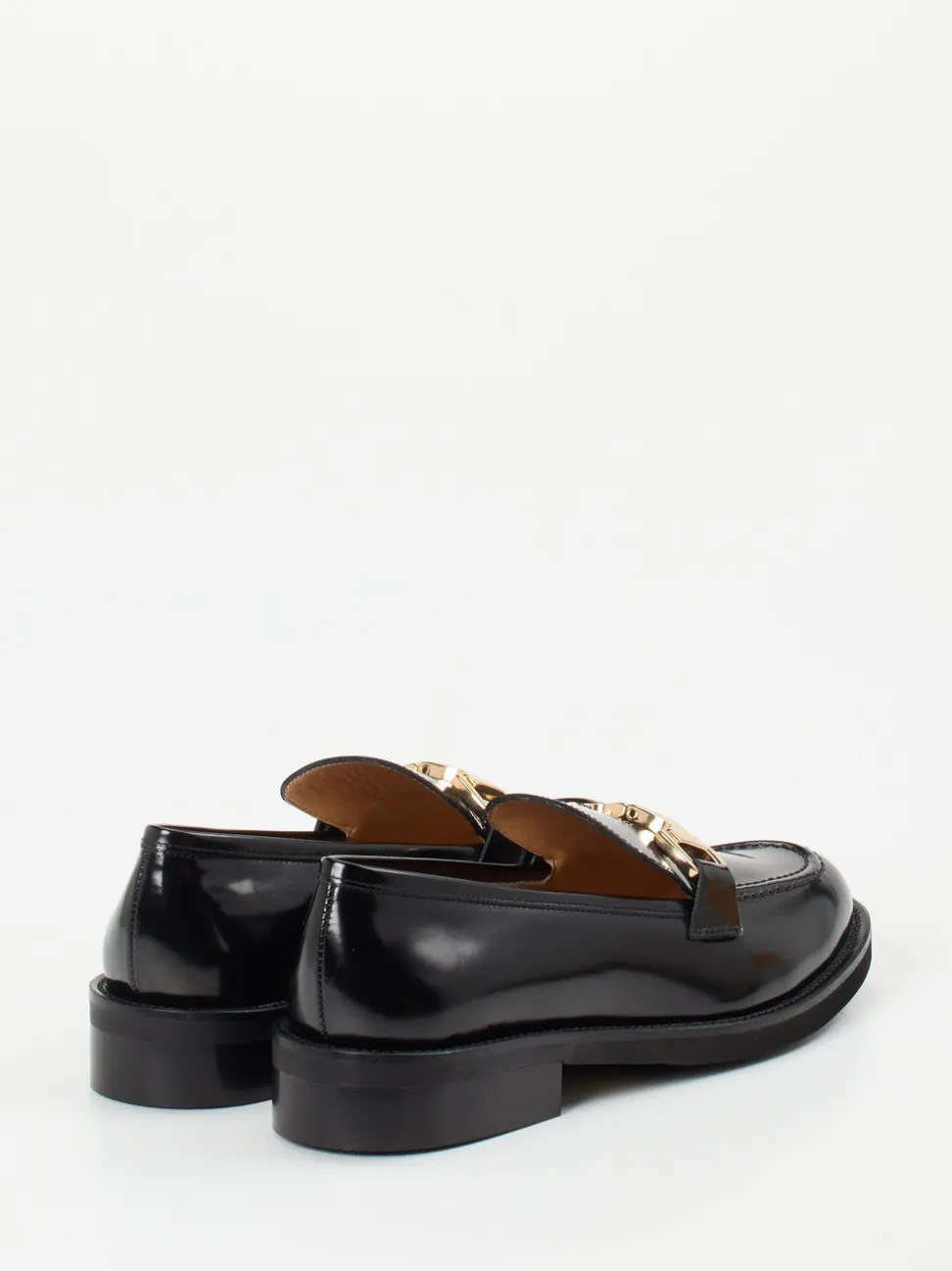 Mannori – Loafer aus Hochglanzleder schwarz