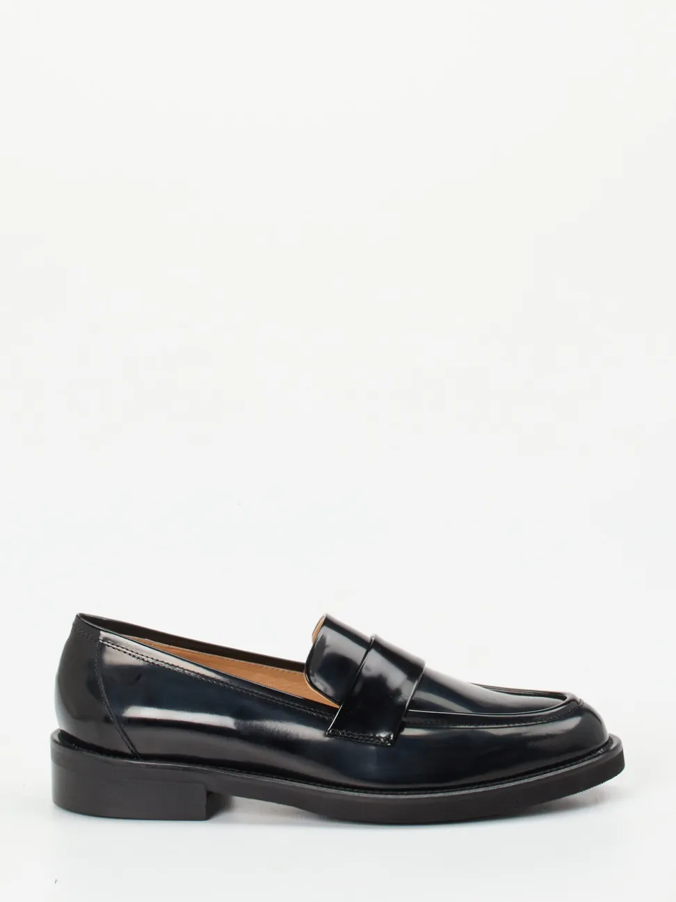 Mannori – Loafer aus Hochglanzleder schwarz