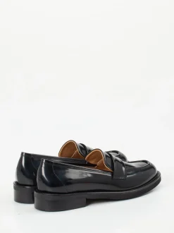 Mannori – Loafer aus Hochglanzleder schwarz